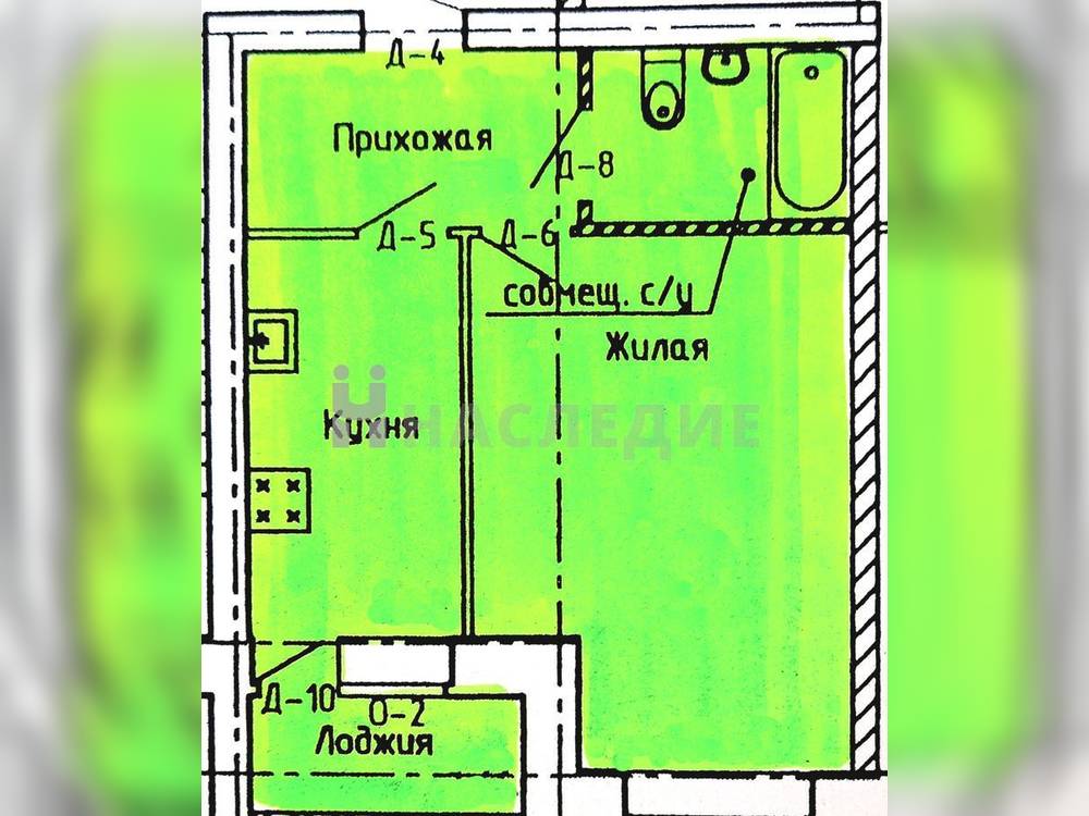 1-комнатная квартира, 37.1 м2 2/5 этаж, Западный, ул. Котлостроительная - фото 8